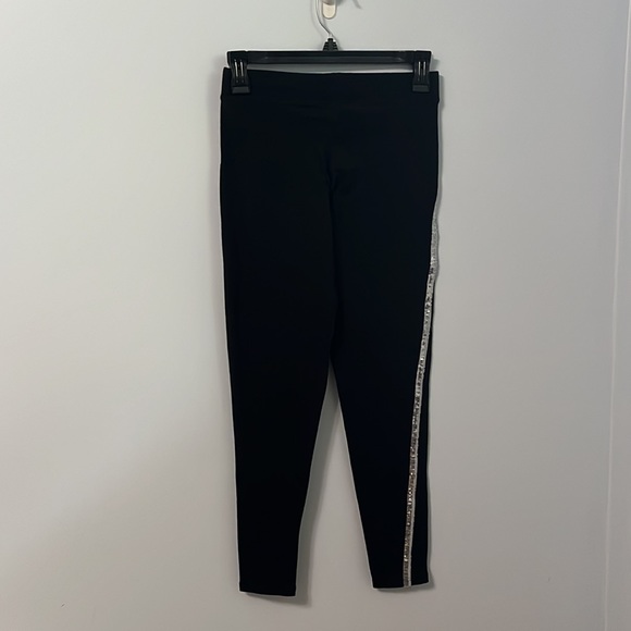 Pink Victoria Secret Leggings With Sequin Down The Side - Picture 4 of 5